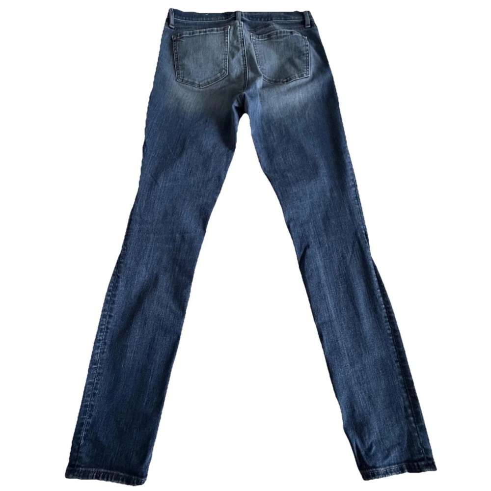 LOFT Modern Skinny Jeans Womens 27/4 Blue Medium Wash Distressed Denim 27x28.5 - Picture 2 of 11